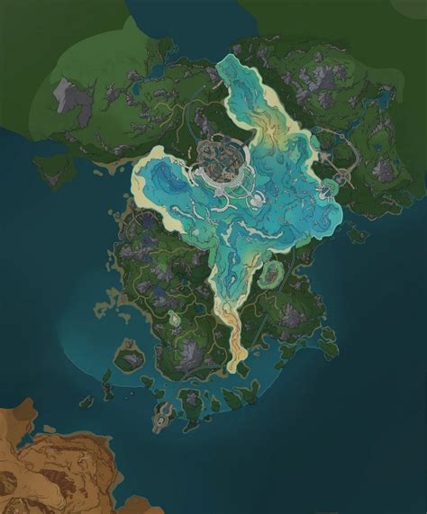 genshin leak|genshin 4.4 map leak.